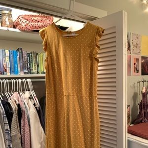 Yellow Polka Dot Dress